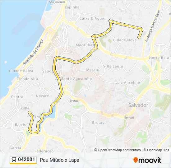 042001 Bus Line Map