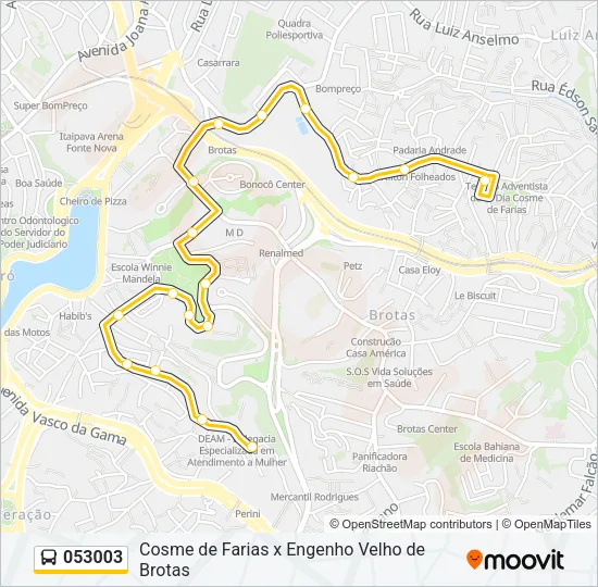 053003 Bus Line Map