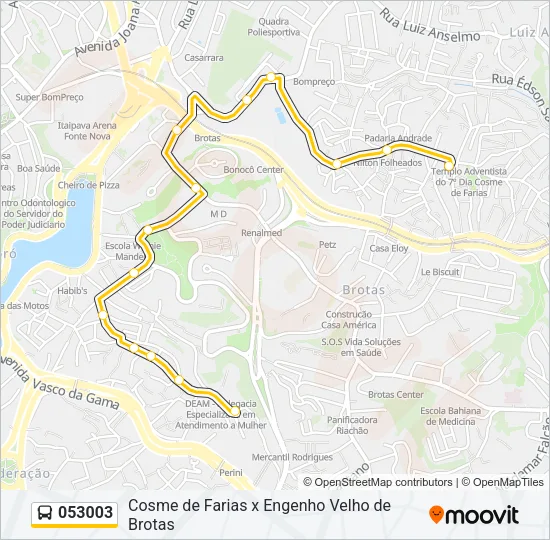 053003 Bus Line Map