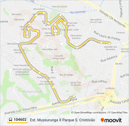 104602 Bus Line Map