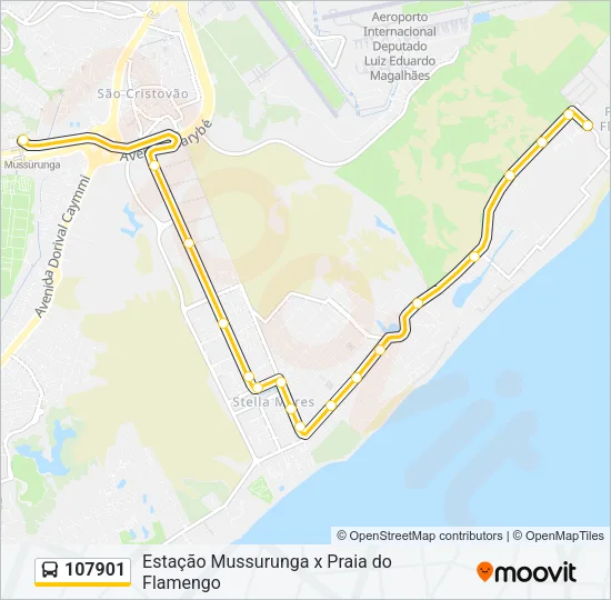 107901 Bus Line Map