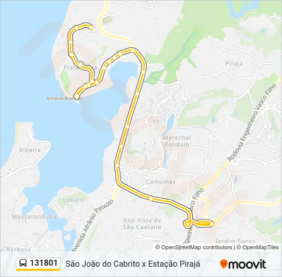 131801 Bus Line Map