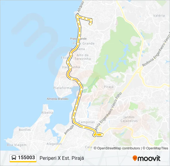 155003 Bus Line Map