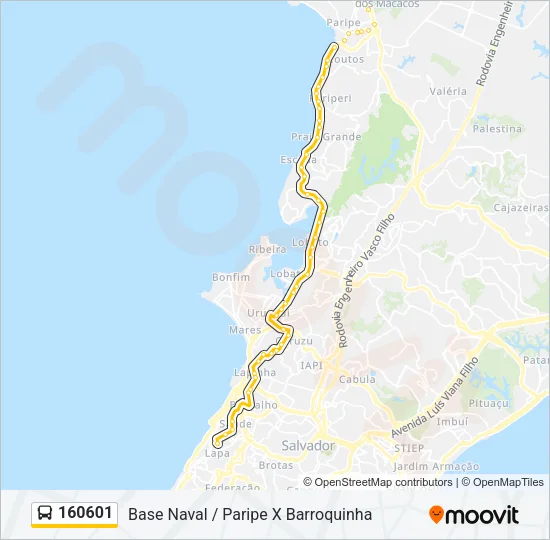 160601 Bus Line Map