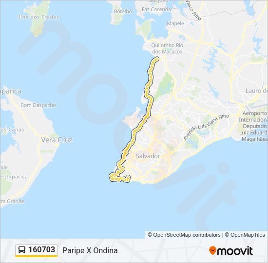 Mapa de 160703 de autobús