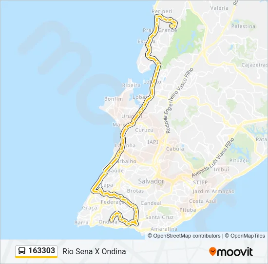 163303 Bus Line Map