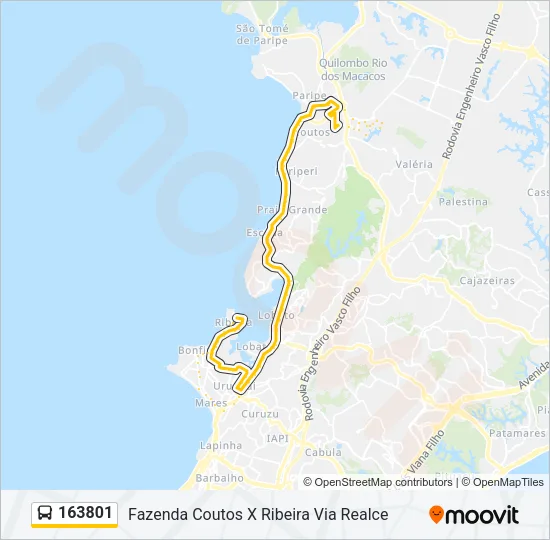 163801 Bus Line Map
