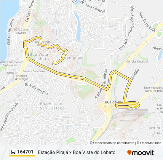 164701 Bus Line Map