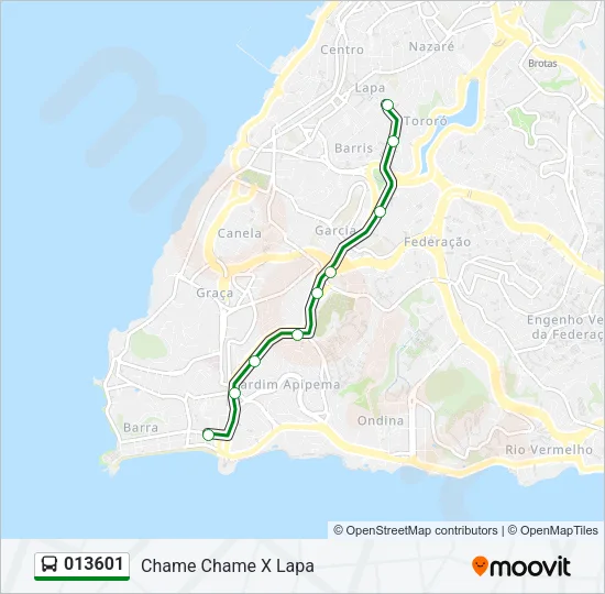 013601 Bus Line Map