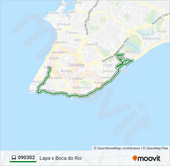 090302 Bus Line Map