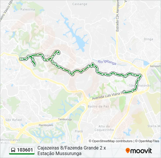 103601 Bus Line Map