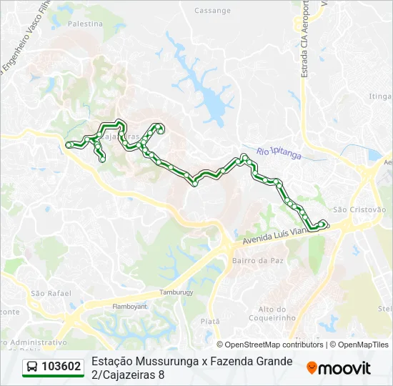 103602 Bus Line Map