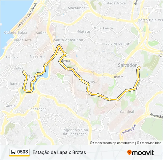 0503 Bus Line Map