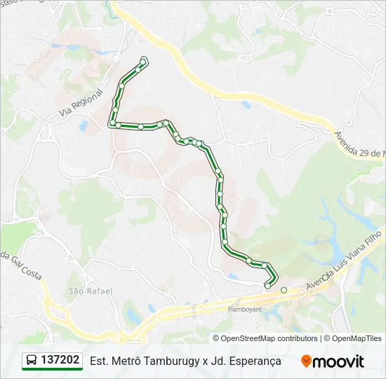 137202 Bus Line Map
