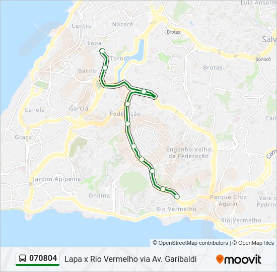 Mapa de 070804 de autobús