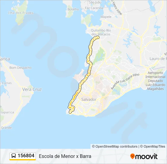 156804 Bus Line Map