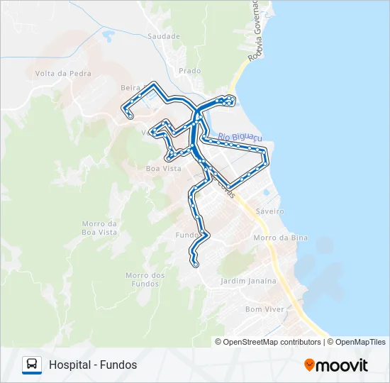 900006 CIRCULAR BIGUAÇU Bus Line Map
