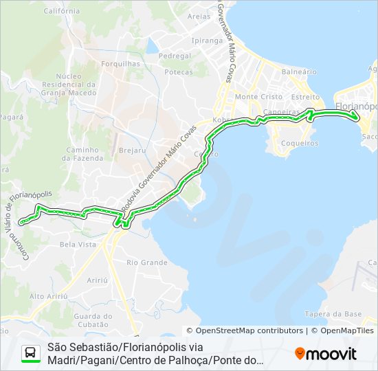 0246 bus Line Map