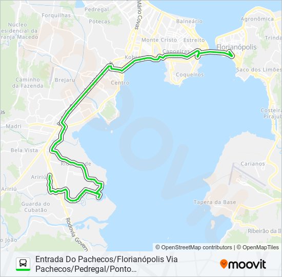 Mapa de 03617 de autobús