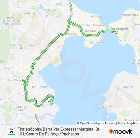 Mapa de 03620 de autobús