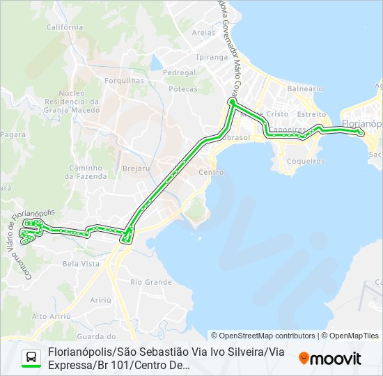 Mapa de 0248 de autobús