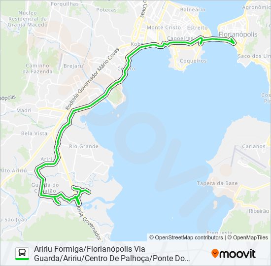 Mapa de 0359 de autobús