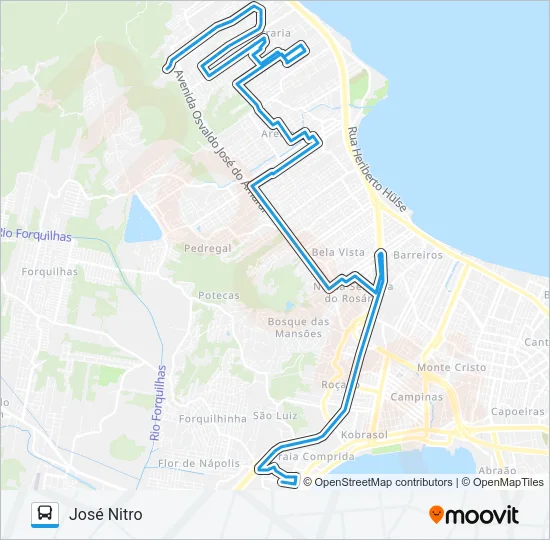 909 CIRCULAR BARREIROS Bus Line Map