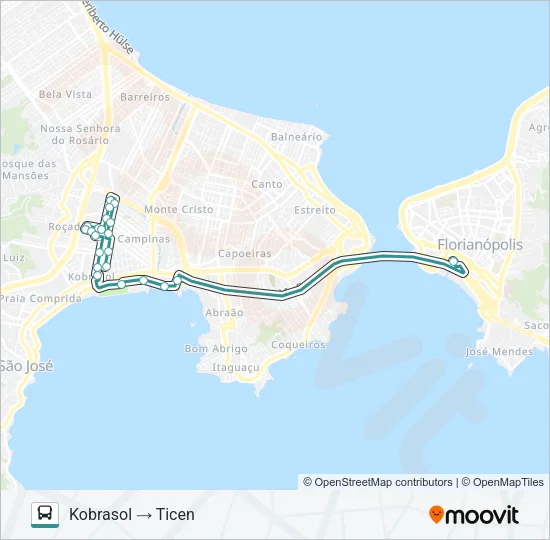 141 KOBRASOL VIA EXPRESSA Bus Line Map