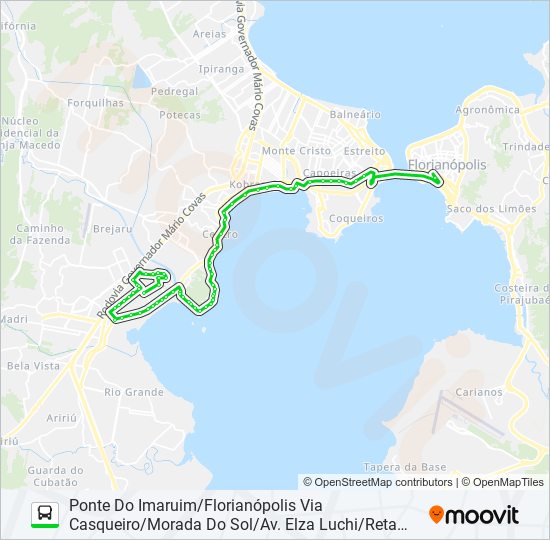 Mapa de 20602 de autobús