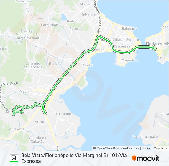 Mapa de 716112 de autobús