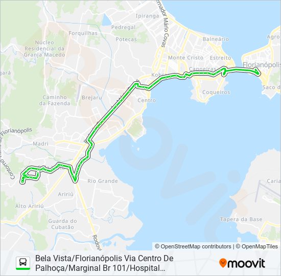 Mapa de 716110 de autobús