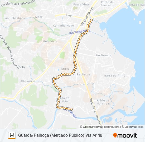 3032 bus Line Map