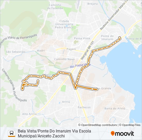 Mapa de 40311 de autobús