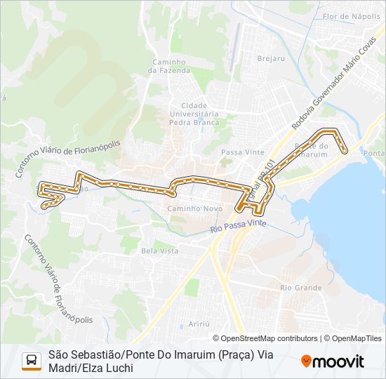 5022 bus Line Map