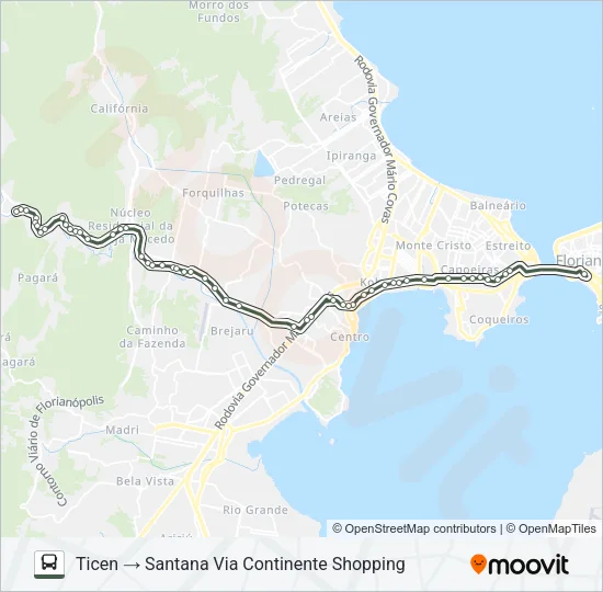 178-1 SANTANA Bus Line Map