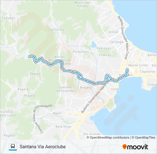 901 SANTANA / KOBRASOL Bus Line Map