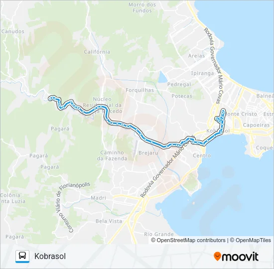 901 SANTANA / KOBRASOL Bus Line Map