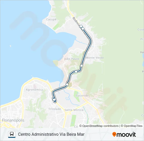 151 CENTRO ADMINISTRATIVO VIA BEIRA MAR Bus Line Map