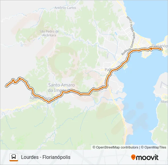 97 LOURDES Bus Line Map
