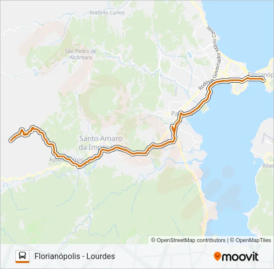 97 LOURDES Bus Line Map
