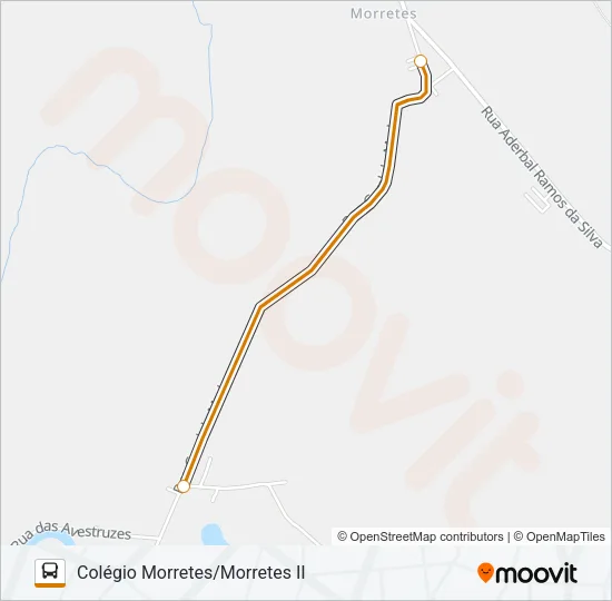 01 SERTÃO DO CAMPO/PASSAGEM DO MACIAMBU Bus Line Map