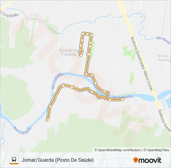 311 FAZENDA JOMAR/ARIRIU FORMIGA (BALDEAÇÃO) Bus Line Map