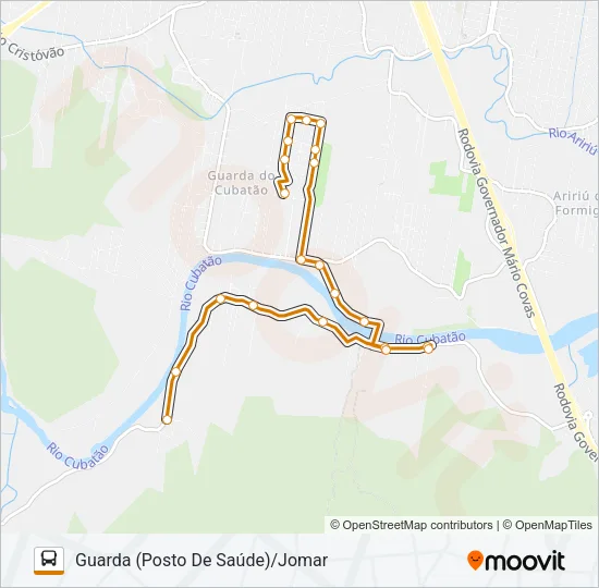 311 FAZENDA JOMAR/ARIRIU FORMIGA (BALDEAÇÃO) Bus Line Map
