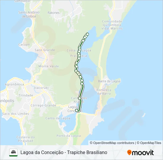 10 Ferry Line Map
