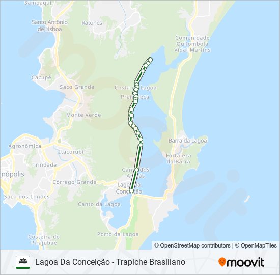10 ferry Line Map
