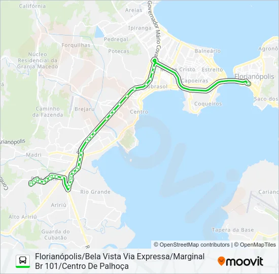 7167 Bus Line Map