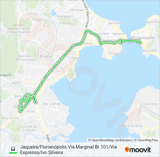 71612 Bus Line Map