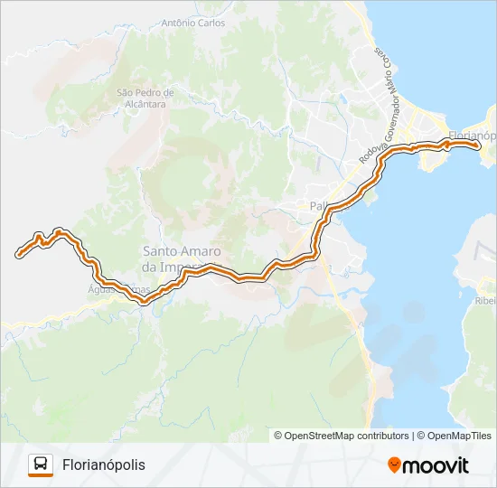 9700 LOURDES/FLORIANÓPOLIS Bus Line Map