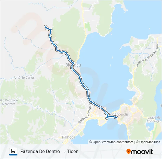 44303 SAUDADE Bus Line Map