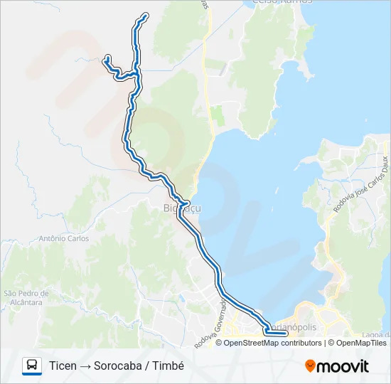 64200 SOROCABA Bus Line Map